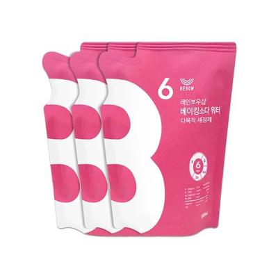 [레인보우샵] 다목적세정제 베이킹소다 워터 500ml 리필x3