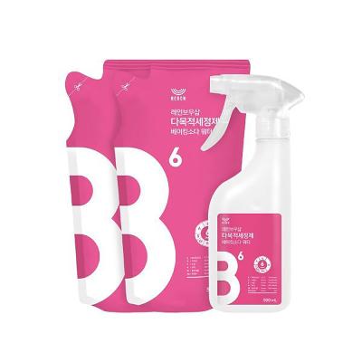 [레인보우샵] 다목적세정제 베이킹소다 워터 500ml 리필 세트(본품500mlx1+리필500mlx2)