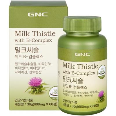 [GNC] 밀크씨슬 위드 B컴플렉스 600mg 60정
