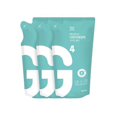 [레인보우샵] 다목적세정제 구연산 워터 500ml 리필x3
