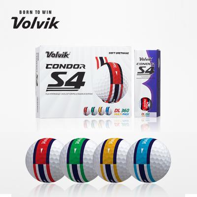 [볼빅] CONDOR 콘도르 S4 DL360 4피스 골프공 멀티팩 1더즌
