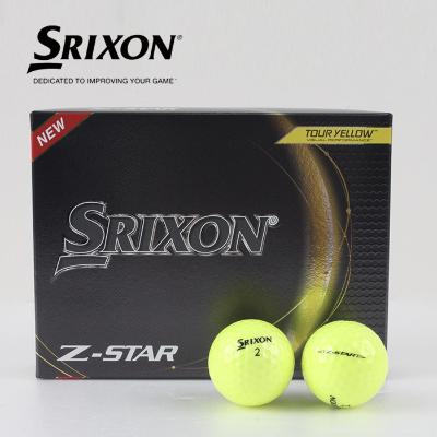 [던롭 스릭슨] Z-STAR8 지스타8 3피스 골프공 골프볼 옐로우 1더즌