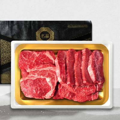 [바담] 1등급 한우 채반 선물세트 1kg(등심500g+채끝300g+부채살200g)