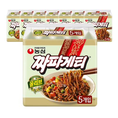 [농심] 올리브 짜파게티 봉지면 40입(멀티)