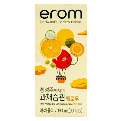[이롬] 황성주 과채습관 옐로우 주스 190ml 16팩