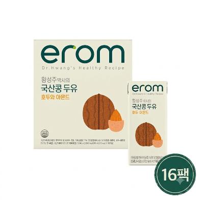 [이롬] 황성주 박사의 이롬 황성주 박사의 국산콩두유 호두아몬드 190ml 16팩
