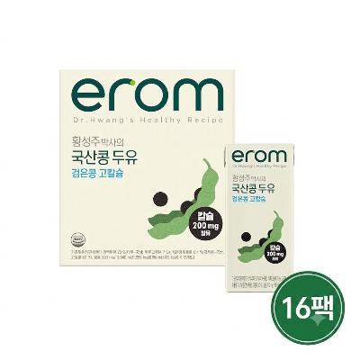 [이롬] 황성주 박사의 이롬 황성주 박사의 국산콩두유 검은콩 고칼슘 190ml 16팩