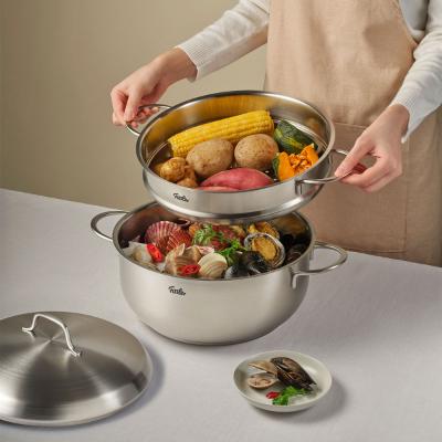 ⭐꿀연휴특가⭐[Fissler] 휘슬러 뉴 패밀리 웍(찜기) 28cm