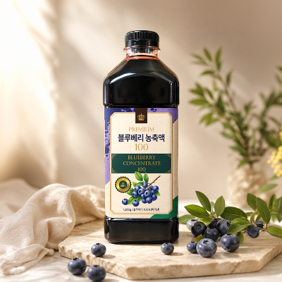 [프리미엄 첨가물 Zero] 고농축 블루베리 100% 농축액 1.2kg