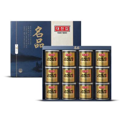 [대천김] 명품캔김세트 30g X 12캔 ★추석마감:18일(금) 09시 정각까지만★