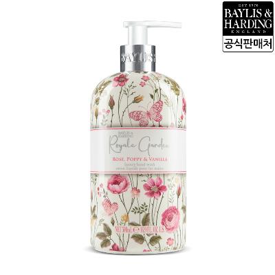 [베일리스앤하딩] 영국 비건 로얄가든 로즈 앤 바닐라 핸드워시 500ml