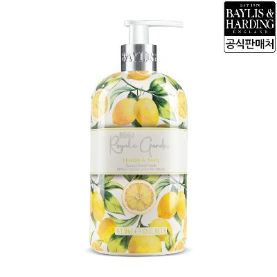 [베일리스앤하딩] 영국 비건 로얄가든 레몬 앤 바질 핸드워시 500ml