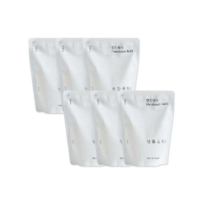 거품형 핸드워시 리필형 400ml x 6개 (택1)