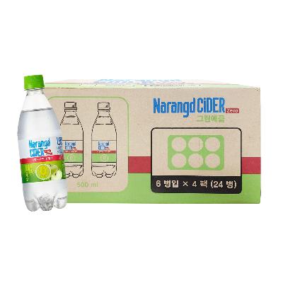 동아 나랑드사이다 제로 그린애플 500ml(24개입)