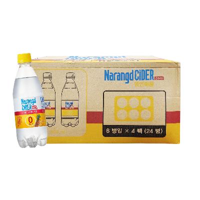동아 나랑드사이다 제로 파인애플 500ml(24개입)