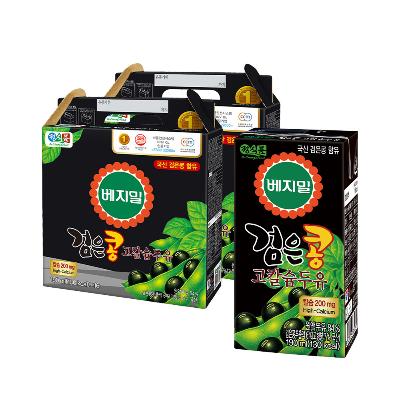 [정식품] 베지밀 검은콩고칼슘 두유 190ml(32팩/48팩)