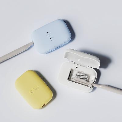[무아스] 바람건조 온열 UV 휴대용 칫솔살균기