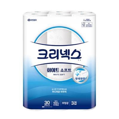 [크리넥스] 화이트 소프트 3겹 30m 30롤
