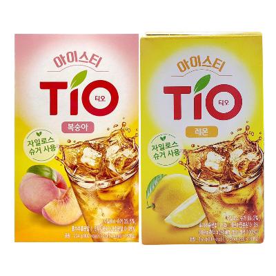 동서 아이스티 티오 복숭아맛1+레몬맛1 234g(총2개입)