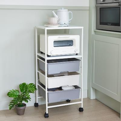 이동식 3단 서랍 선반 수납장 MB3010287