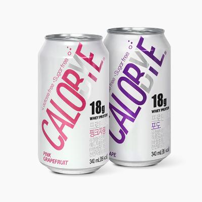 [칼로바이] 프로틴 스파클링 (포도맛, 핑크자몽맛) - 무설탕 단백질 탄산 음료