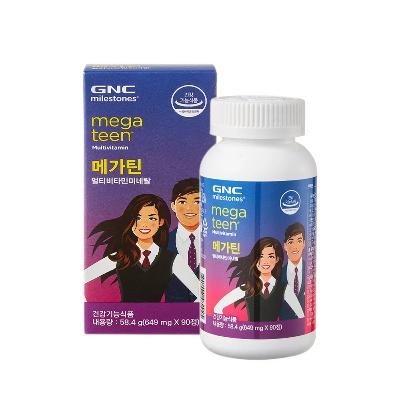 [GNC] 메가틴 멀티비타민 미네랄 58.4g 649mg 90정