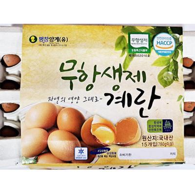 [평창양계] 무항생제 계란 30알(15알+15알) 