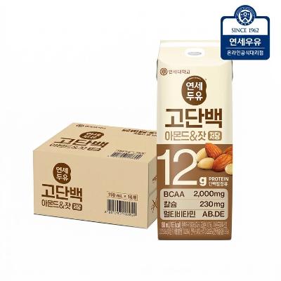 [연세우유] 연세두유 고단백 아몬드 잣 (16팩,24팩 택1)