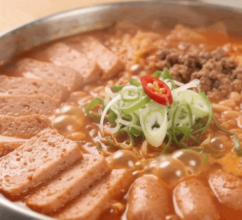 [미자네식당] 햄폭탄 부대찌개 700g (2팩/3팩/5팩 택1)